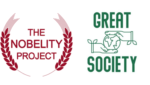 Great society podcast and the nobelity project logo